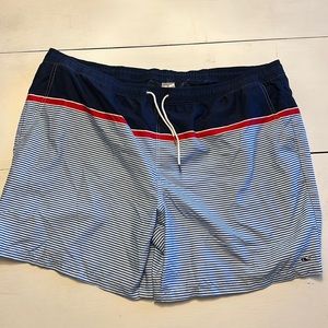 Vineyard, vine, swim trunks.